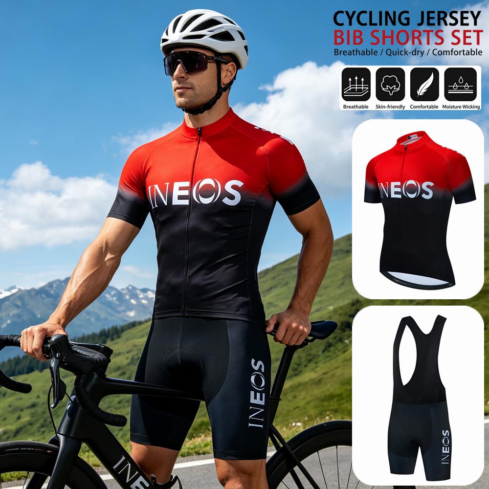Cycling Bib Shorts - 2026 INEOS Bicycle Short Sleeve Cycling