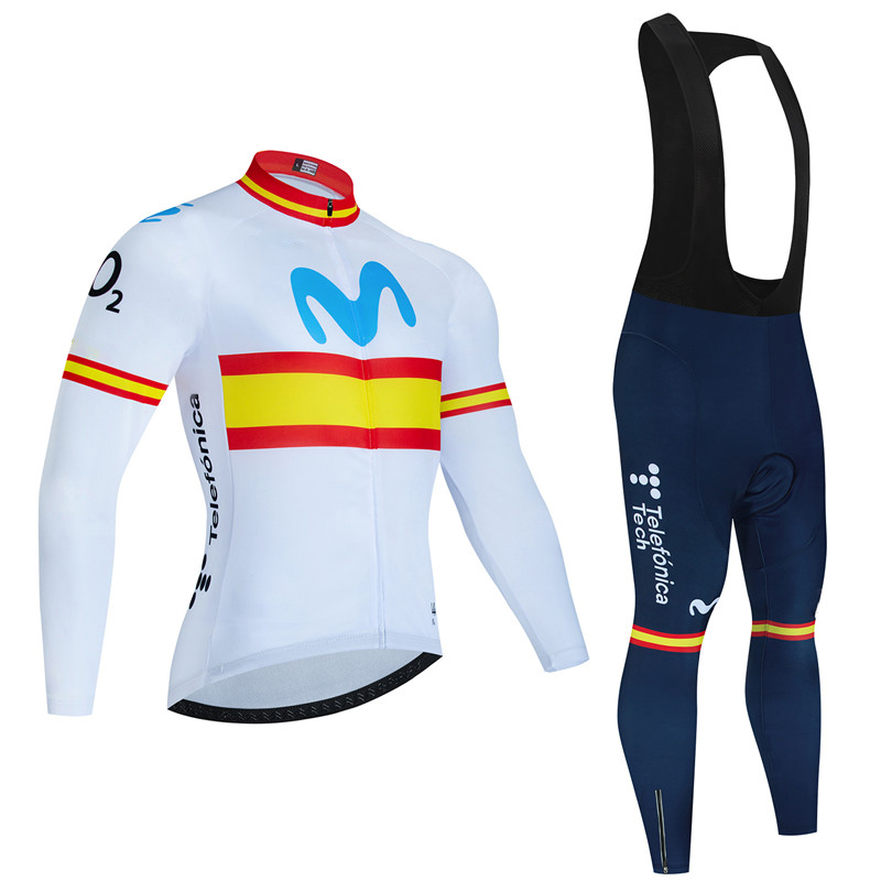 Spain Movistar Autumn Long Sle - Cycling Gear Waterproof review and price