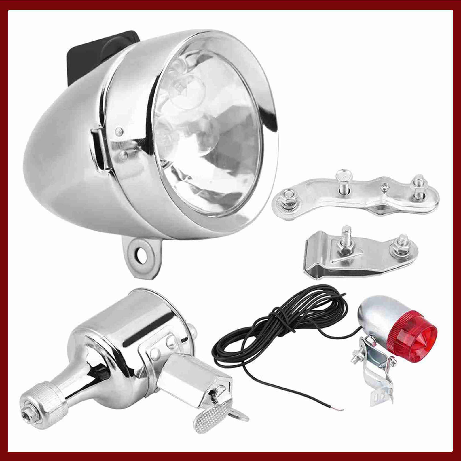 12V 6W Friction Generator Dyna - Bike Dynamo Light review and price
