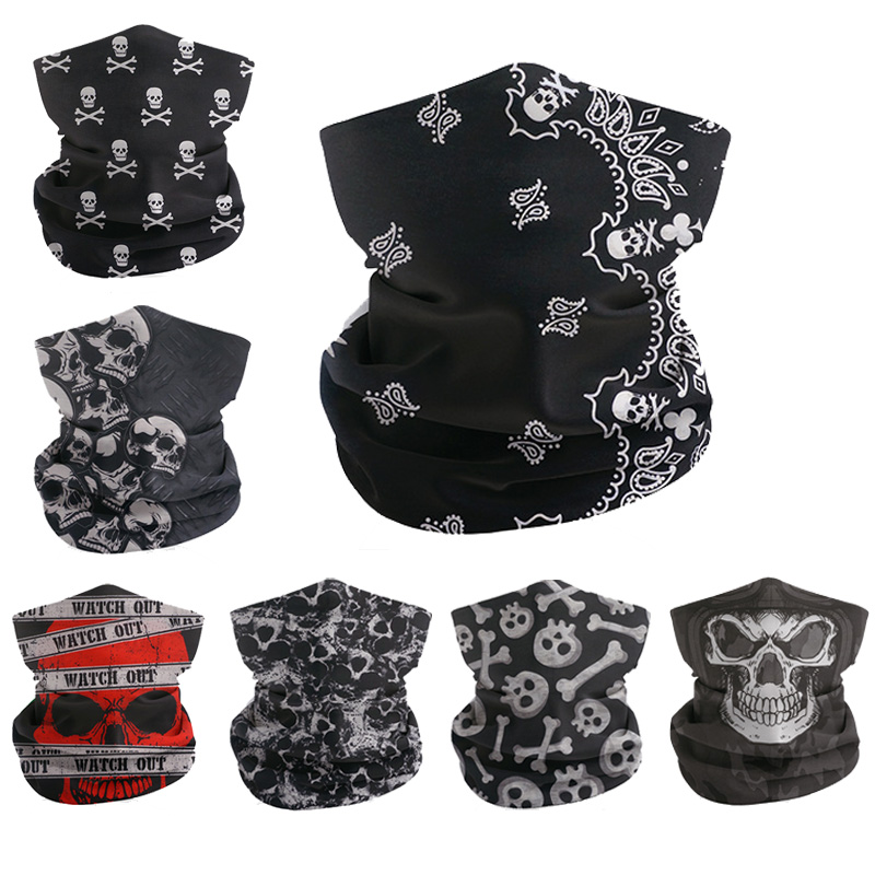 Skull Pattern Sunscreen Tube C - Cycling Gear Gifts review and price