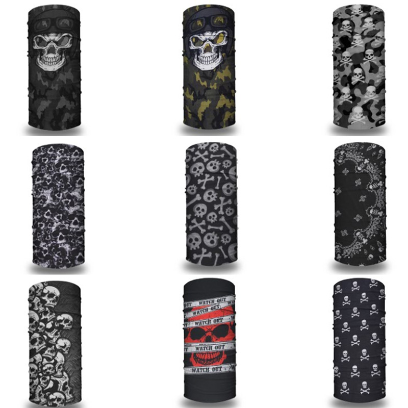Skull Pattern Sunscreen Tube C - Cycling Gear Gifts review and price