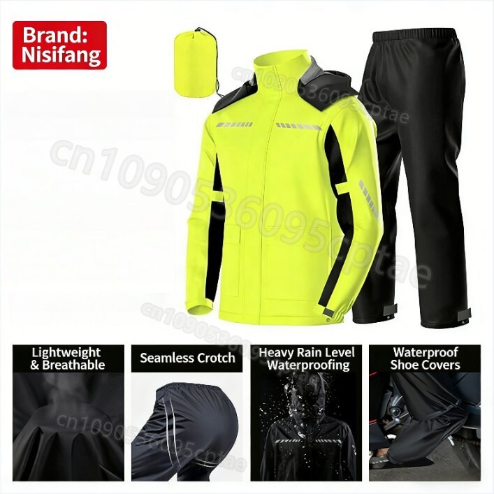 Waterproof Split Motorcycle Ra - Cycling Gear Waterproof review and price