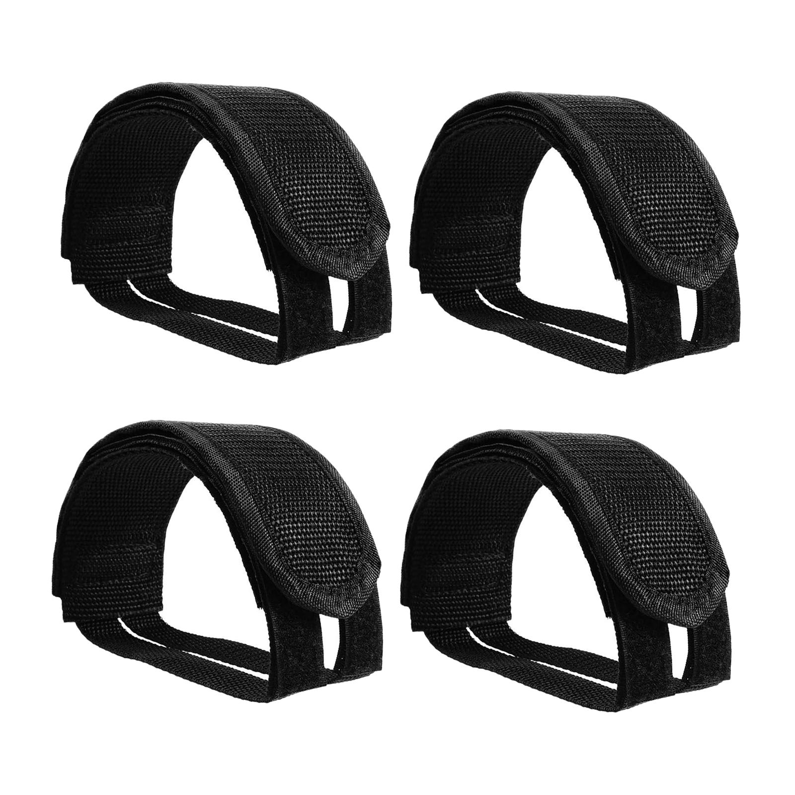 4Pcs Bike Pedal Straps Anti Sl - Cycling Gear Black review and price