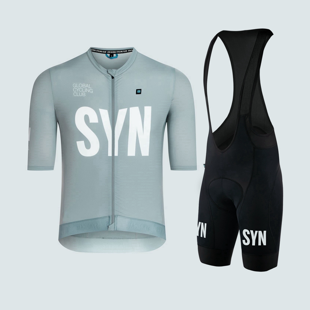 Silver gray short sleeved cycl - Cycling Bib Shorts review and price